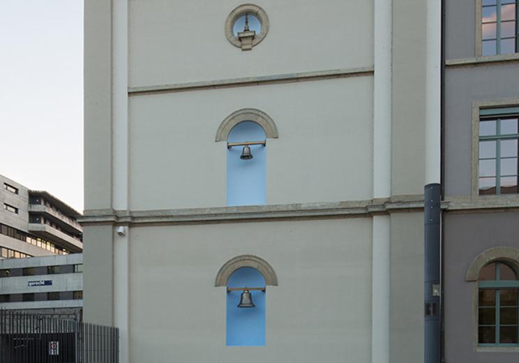 Werk 7: Tugendwerk/Fassadenhorcher 2014 Lorenz Schmid (*1982)