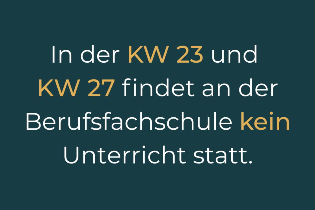 kein Unterricht kein Unterricht