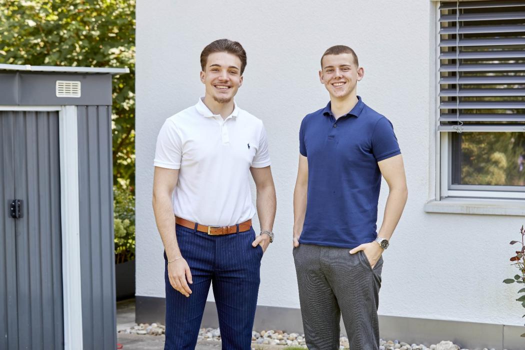 Haben sich selbständig gemacht: Joël und Nicolas Haben sich selbständig gemacht: Joël und Nicolas